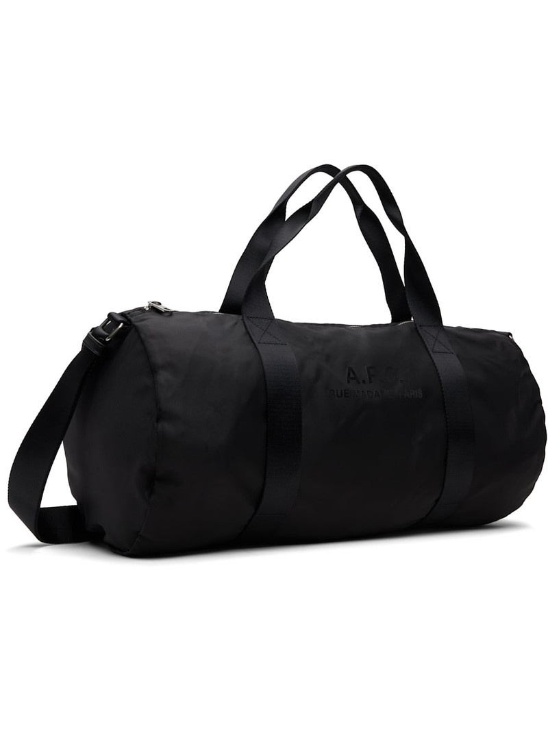 A.P.C. Black Backstage Gym Duffle Bag outlook