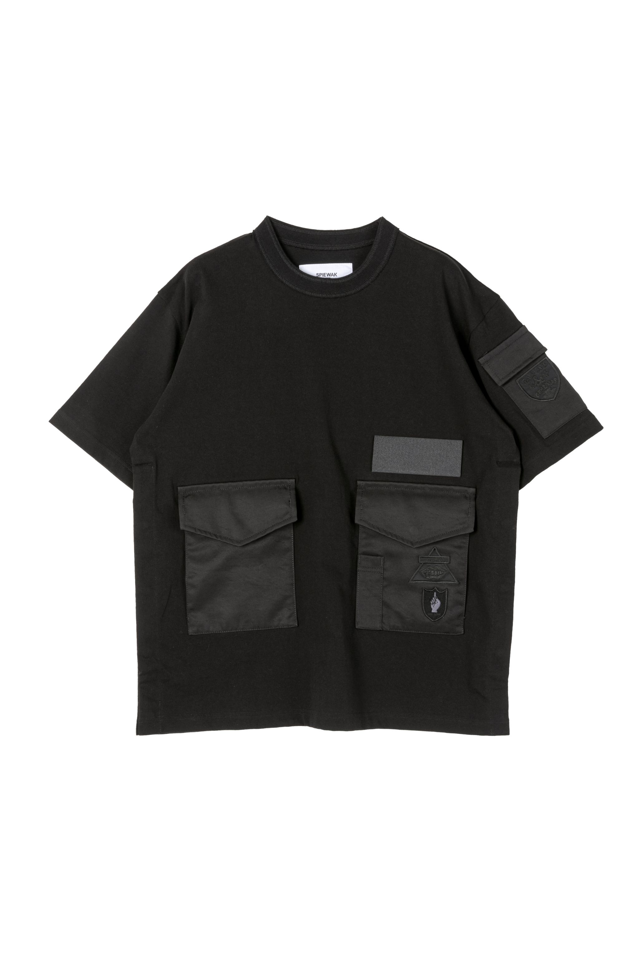 sacai x SPIEWAK Gonz Multi Patch Cotton Jersey T-Shirt - 1