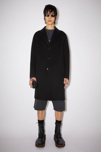 Acne Studios Single breasted coat - Black outlook