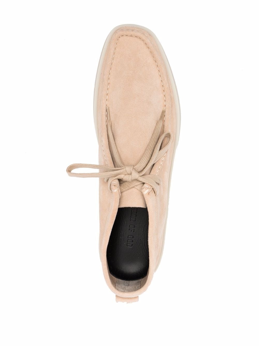 lace-up wallabee shoes - 4