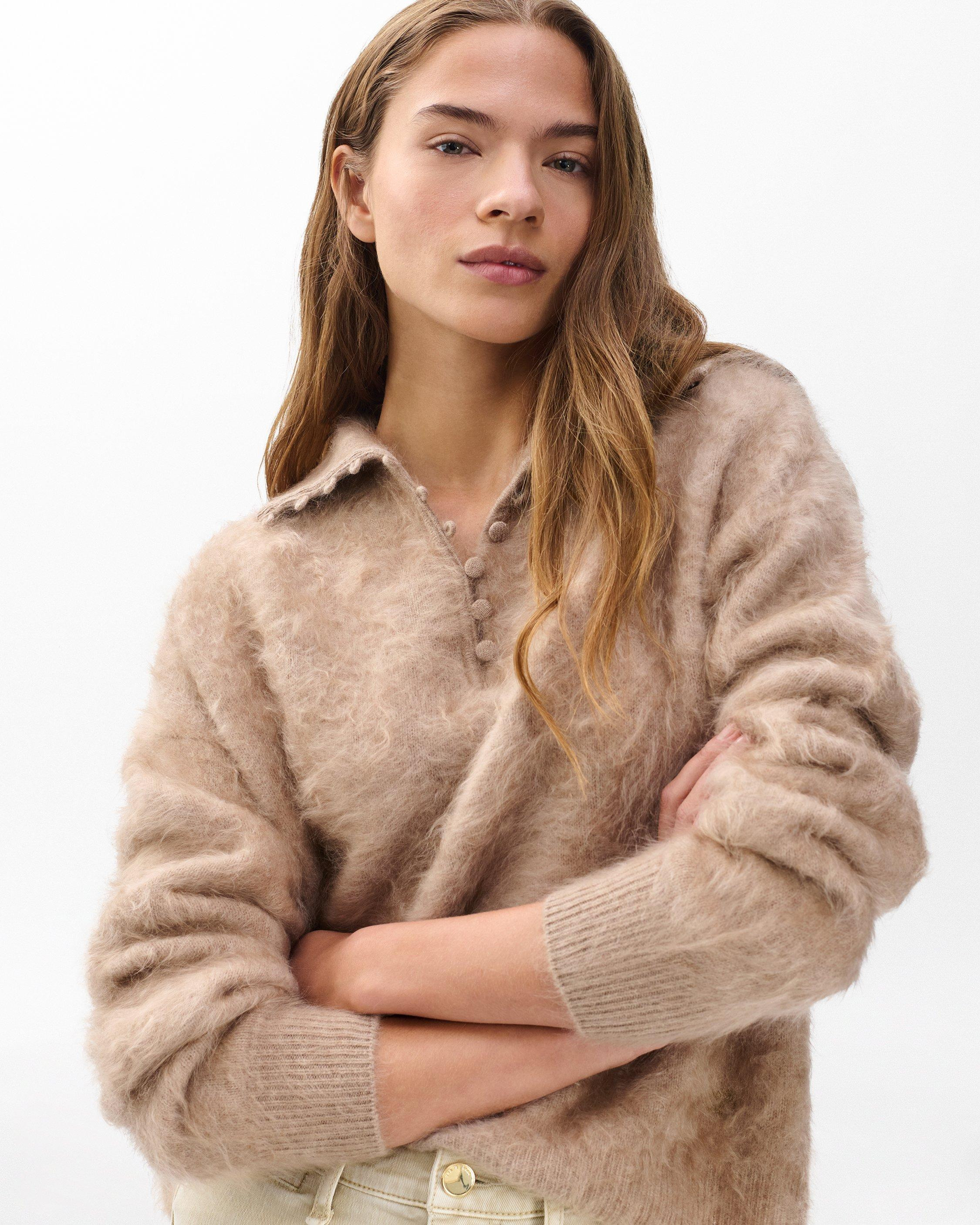 Jada Brushed Cashmere Sweater - 2