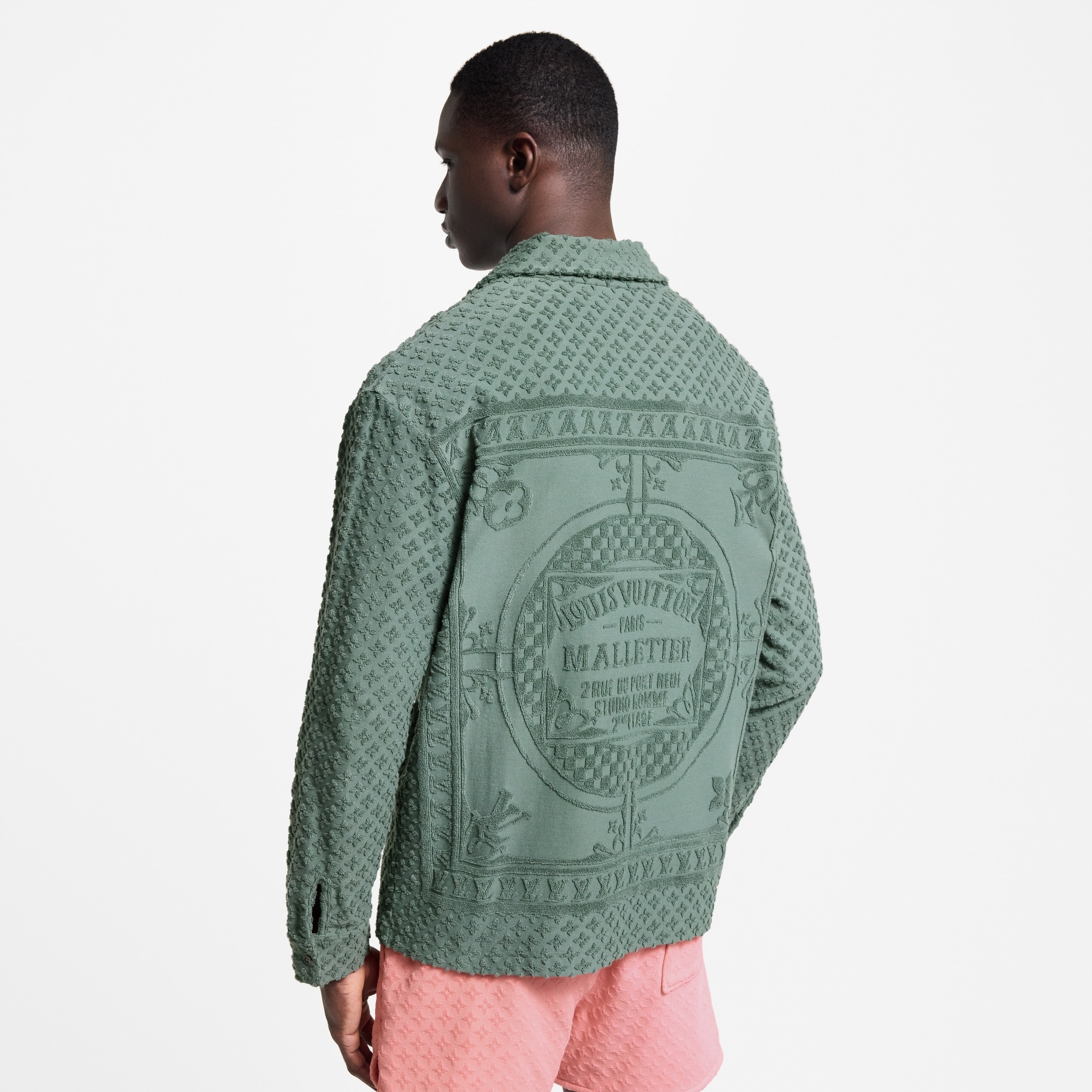 French Terry Jacquard Overshirt - 5