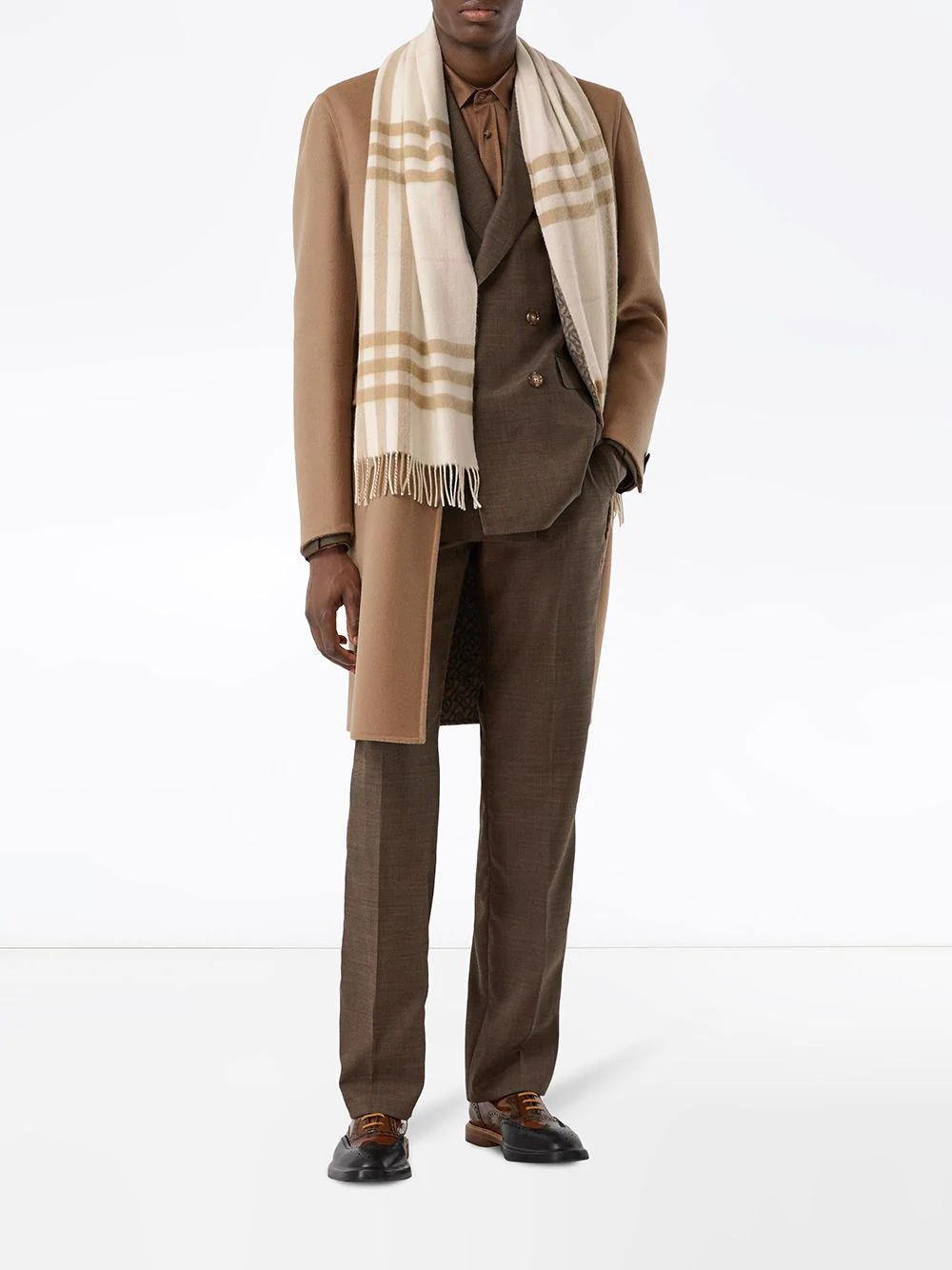 The Classic Check cashmere scarf - 2