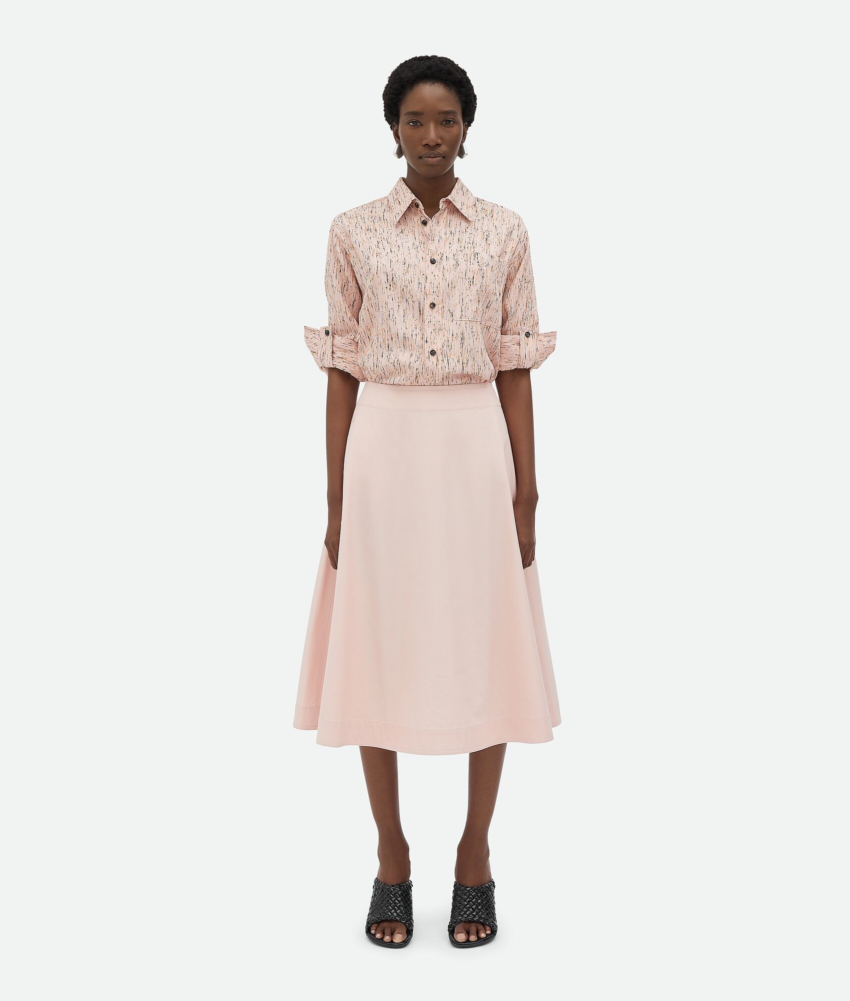 Compact Cotton Skirt - 4