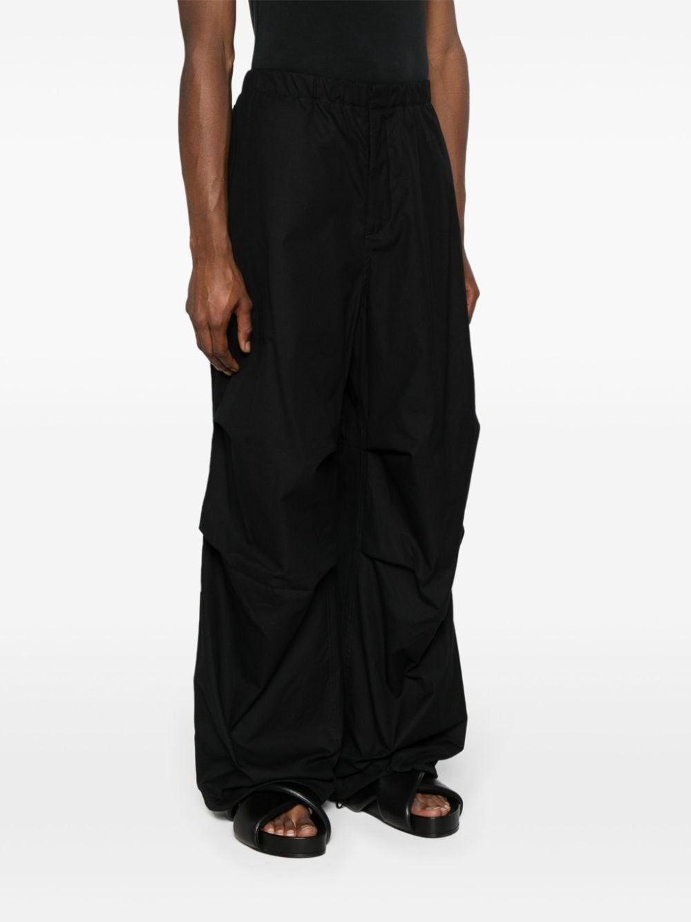 mid-rise straight-leg trousers - 3