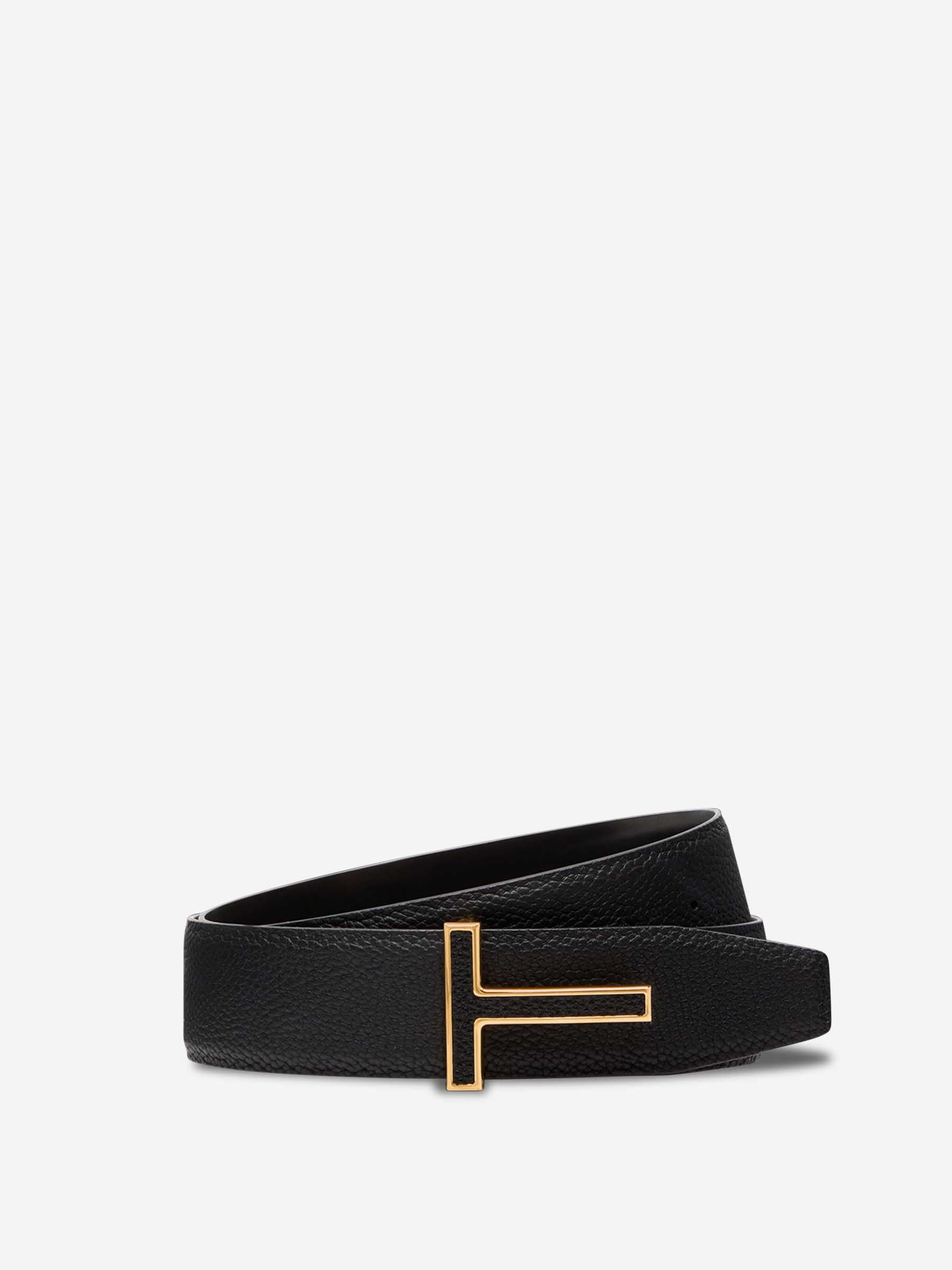 TOM FORD T LEATHER BELT | santaeulalia | REVERSIBLE