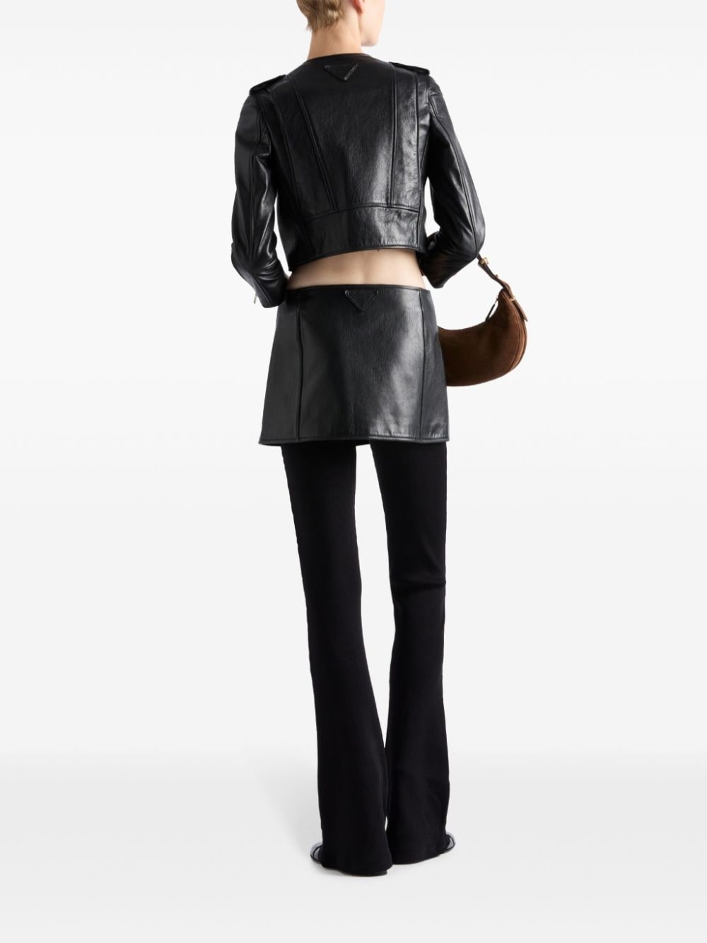 leather biker jacket - 3