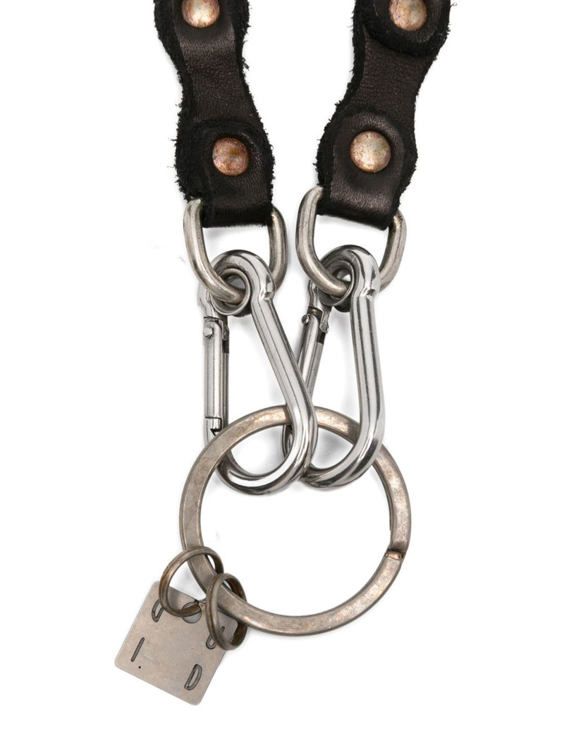 Guidi leather keyring outlook
