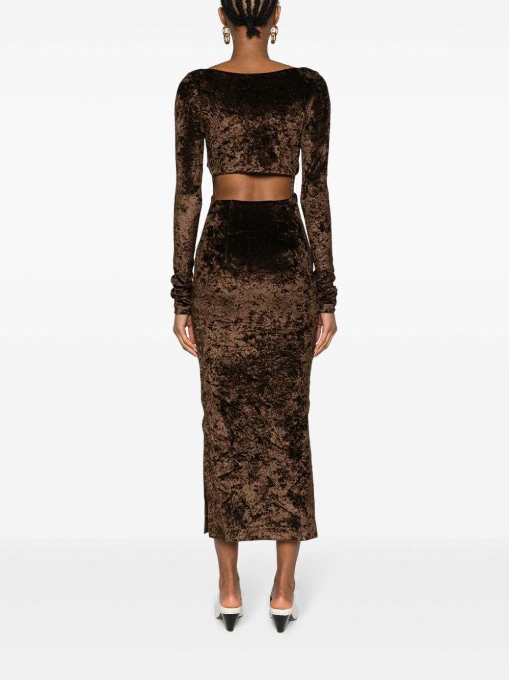 Zanee cut-out midi dress - 4