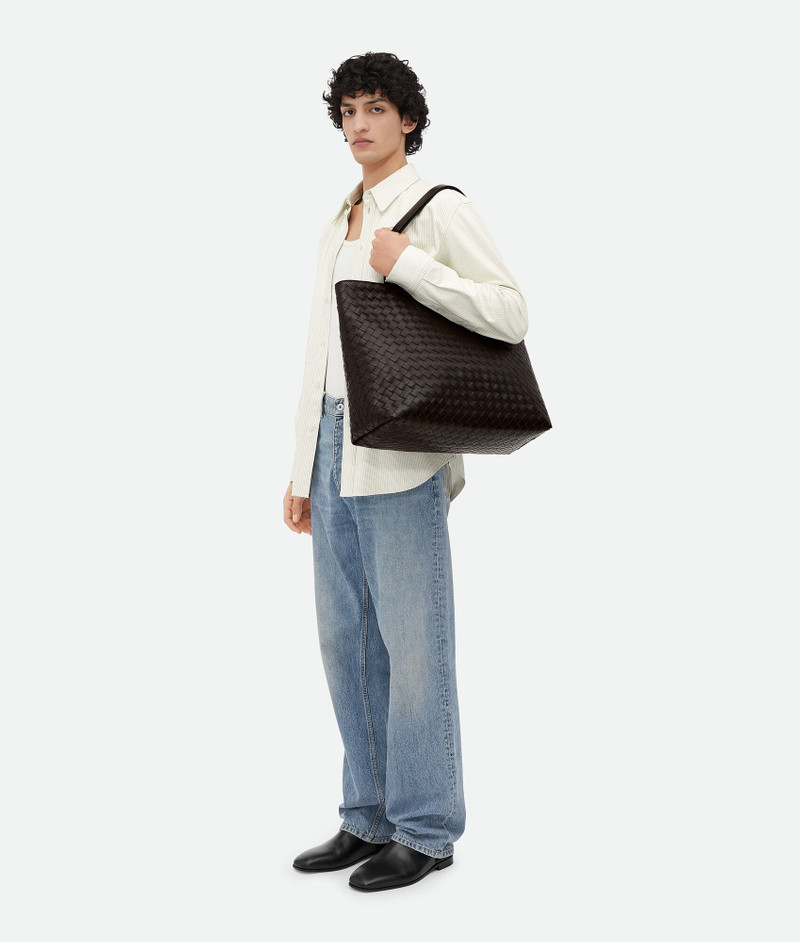 Bottega Veneta Large Intrecciato Zipped Tote outlook