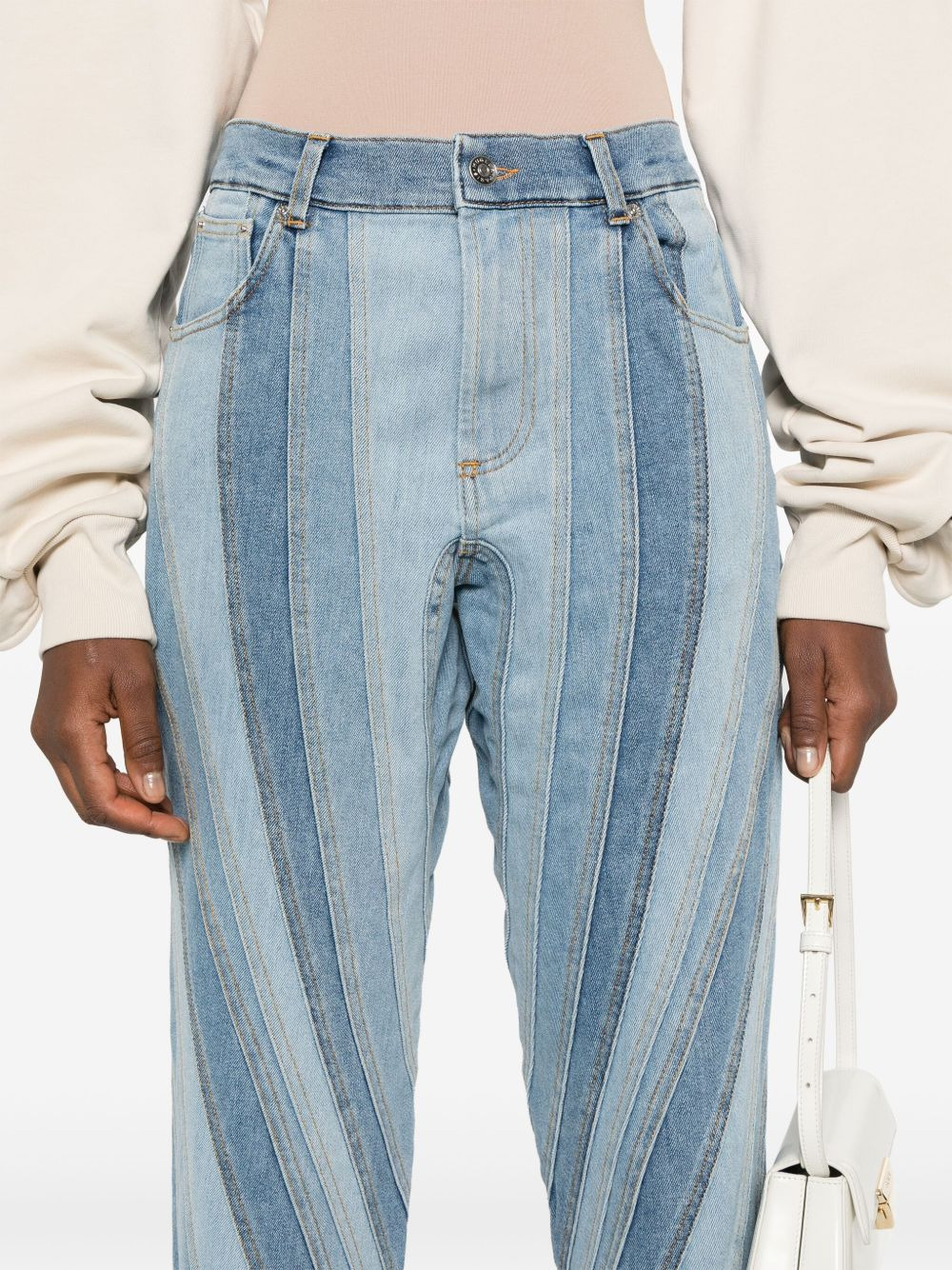 Spiral straight-leg jeans - 5