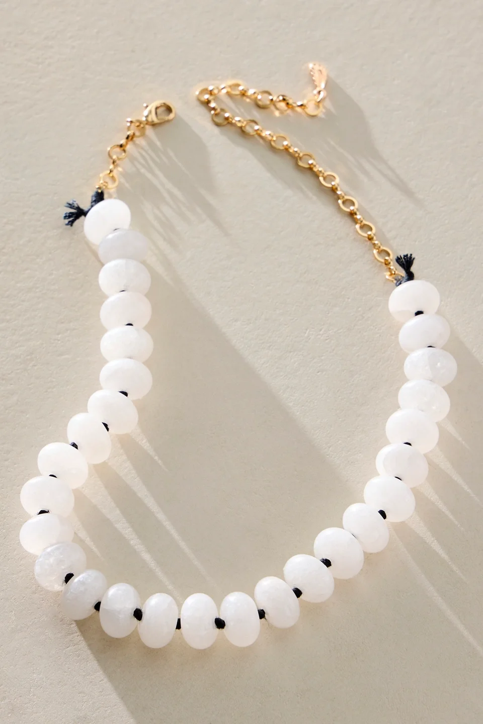 Sabina Semiprecious Beaded Stone Choker Necklace - 1