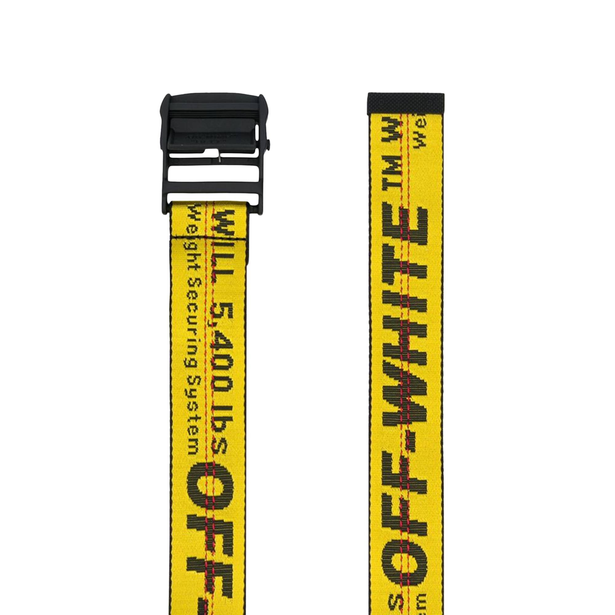 Off-White Classic Industrial Belt 'Yellow/Black' - 2