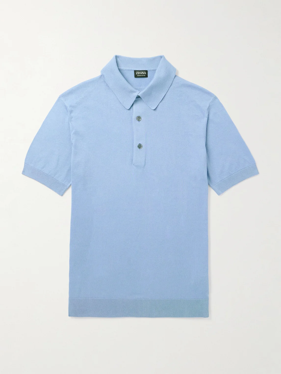 Slim-Fit Cotton Polo Shirt - 1