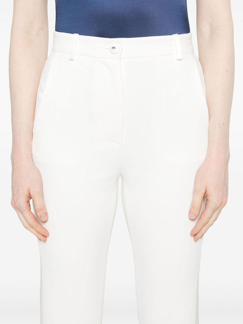 satin-bands crepe trousers 5
