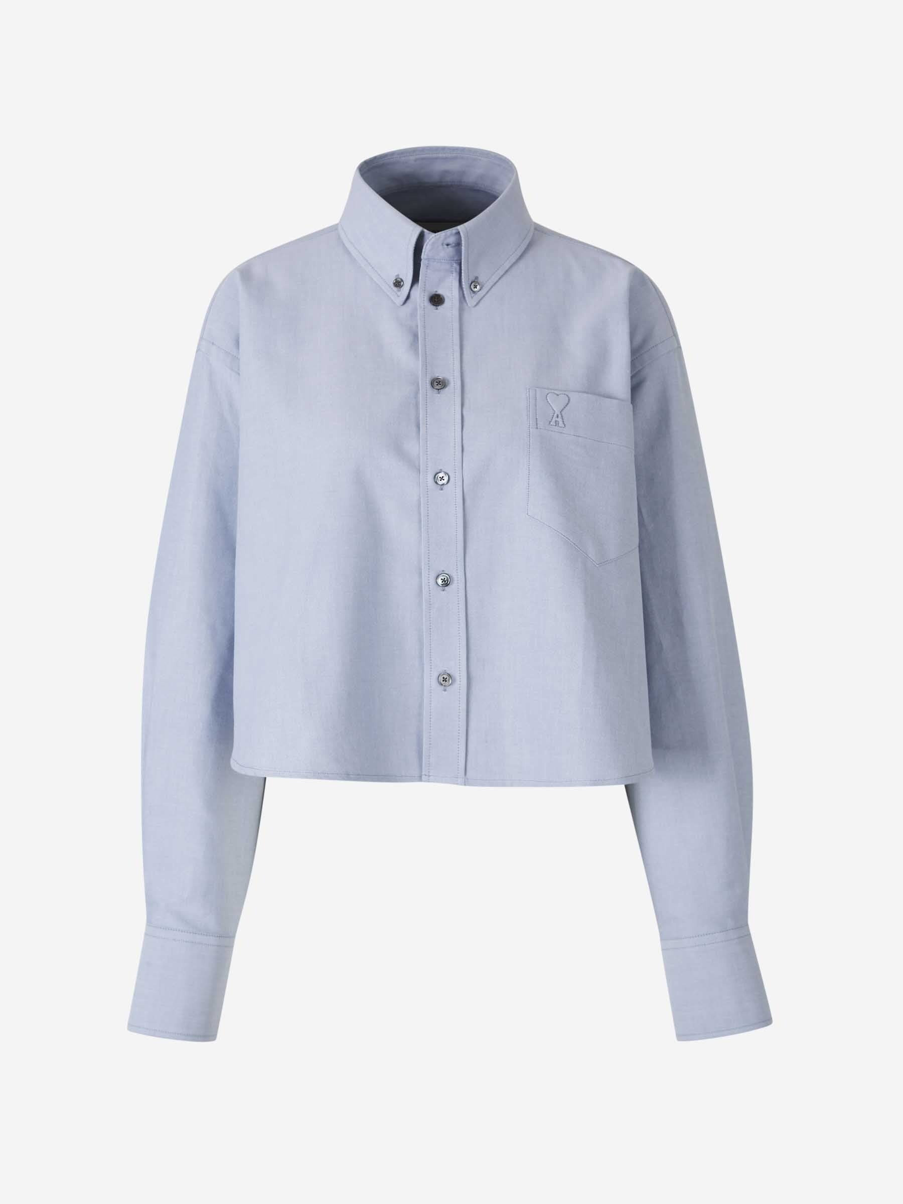 ✩ Ami ✩2 AMI Paris BOXY COTTON SHIRT | REVERSIBLE