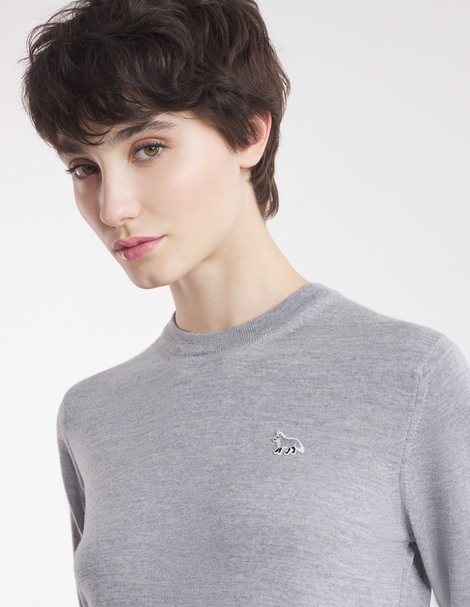 BABY FOX PATCH REGULAR JUMPER - 4