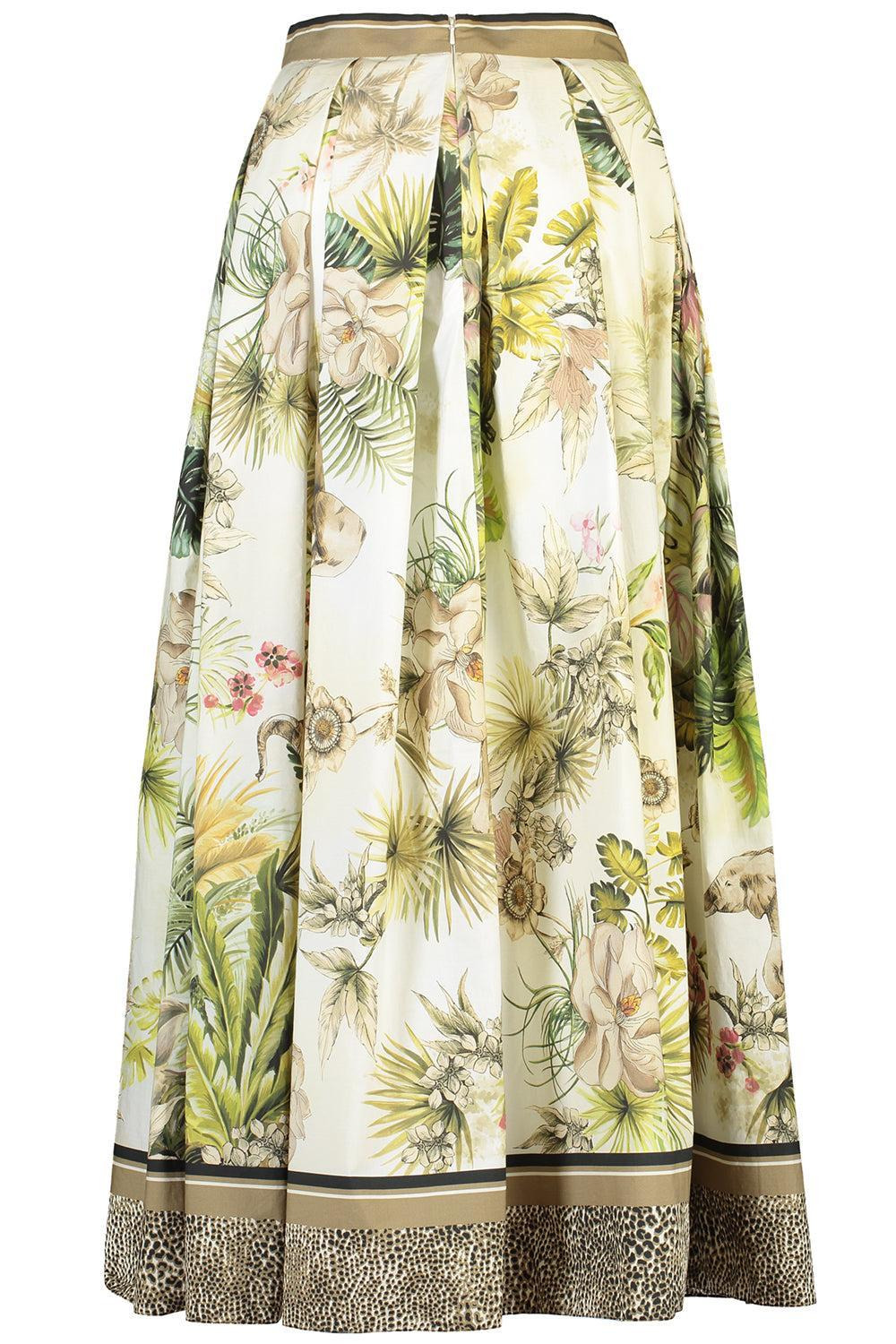 Printed Cotton Long Skirt - 6