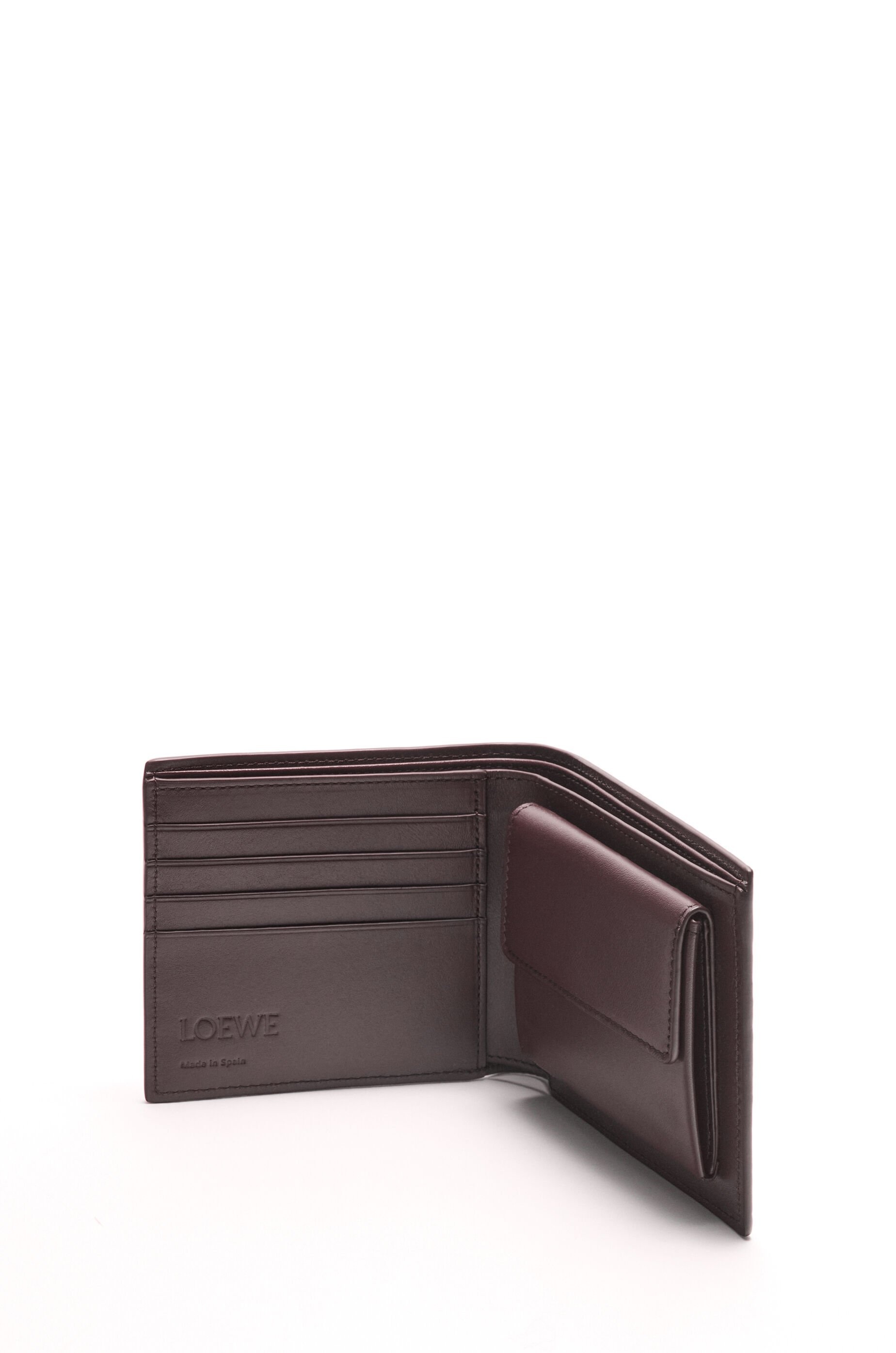 Bifold coin wallet in deerskin - 3