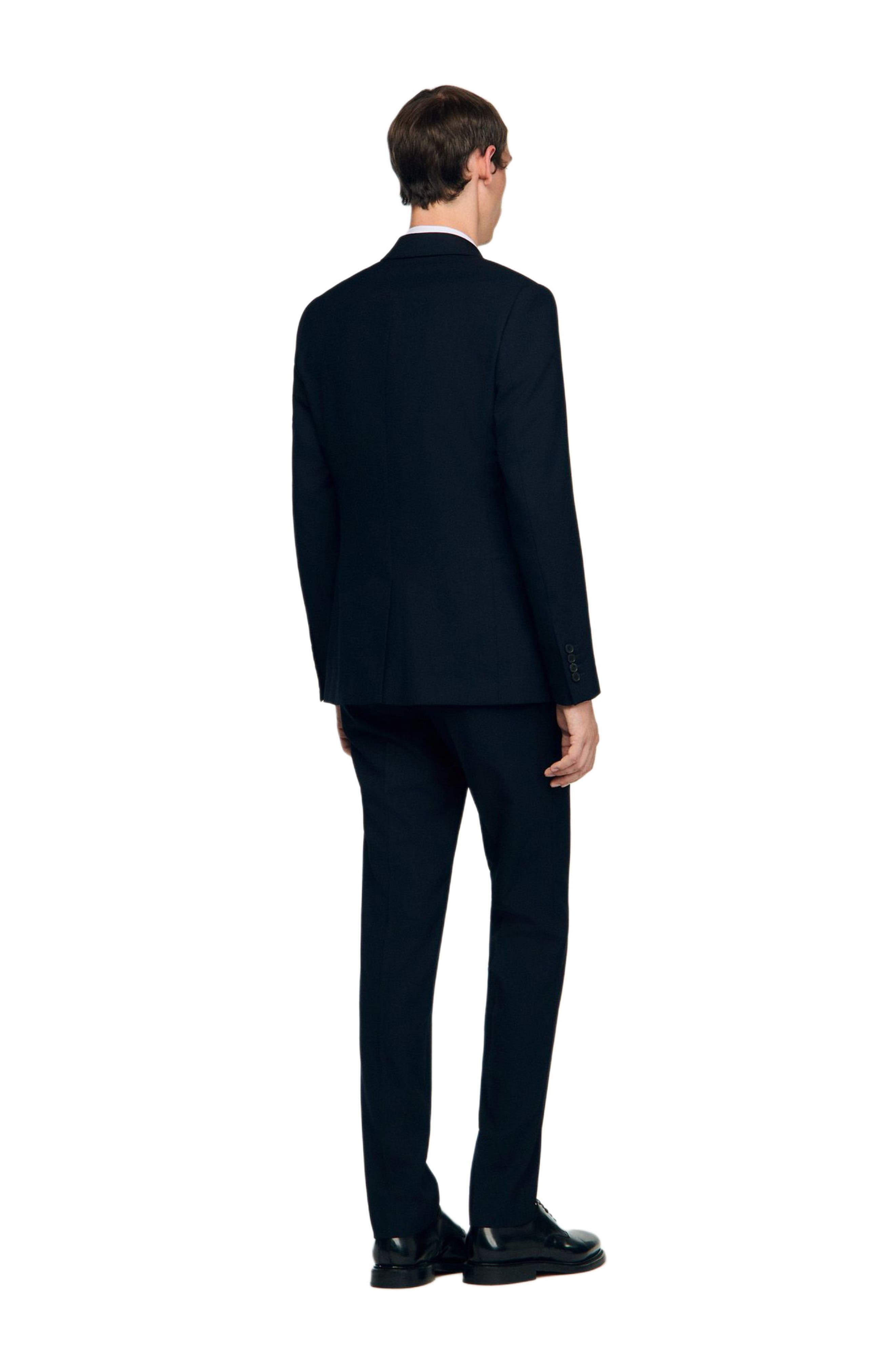 SANDRO Wool suit jacket in Navy Blue at Nordstrom - 2