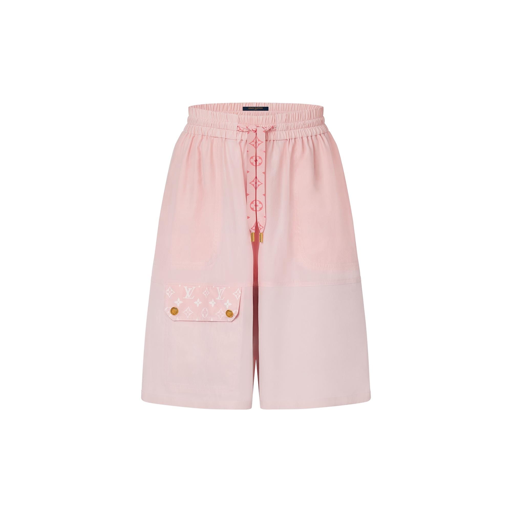 Monogram Ombré Detail Bermuda Shorts - 1