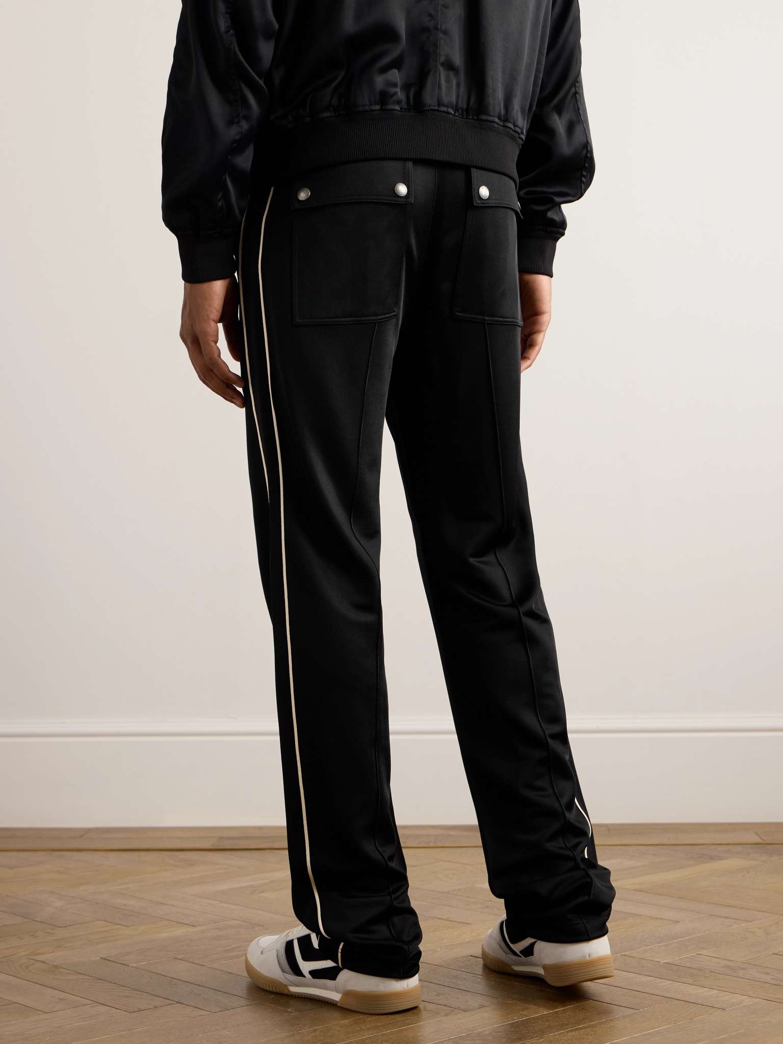 Straight-Leg Piped Tech-Jersey Track Pants - 4