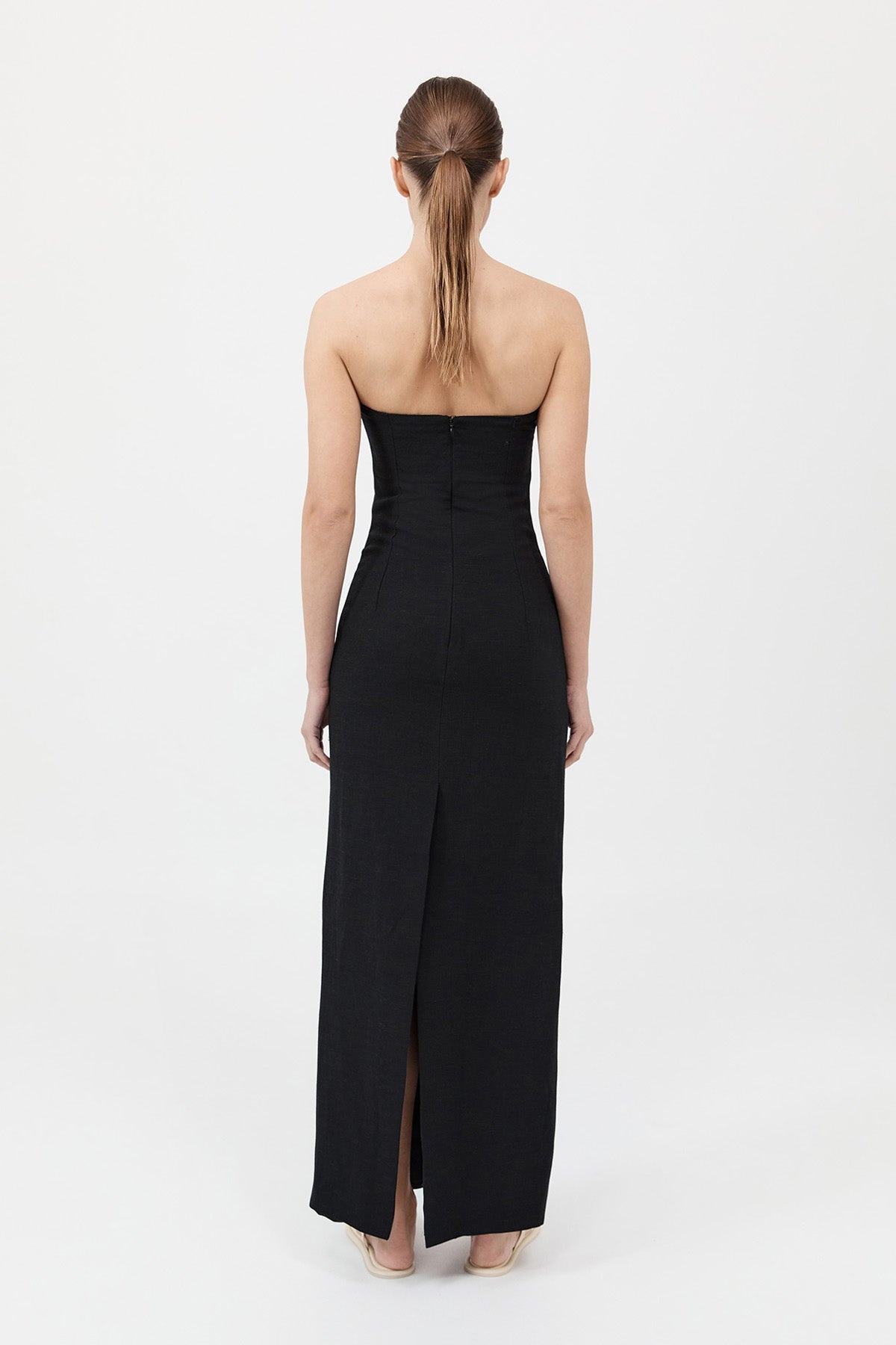 Column Dress - Black - 4