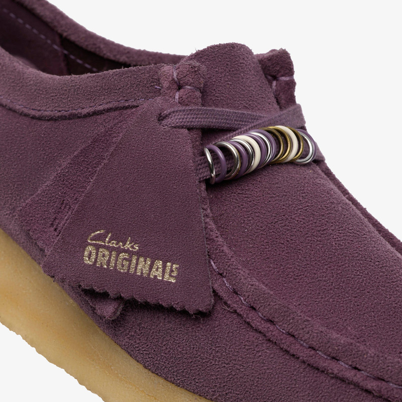 Wallabee Plum Suede 9