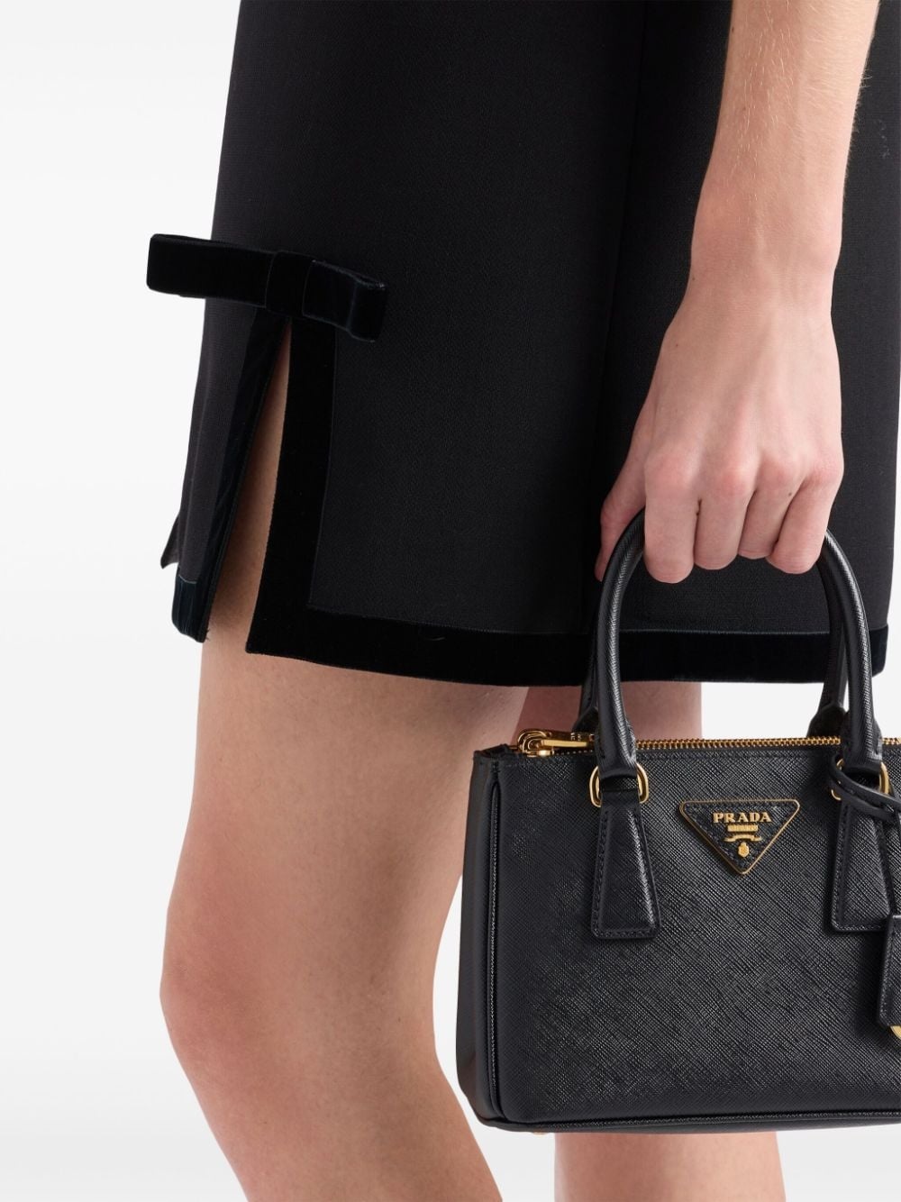bow-detail mini dress - 4