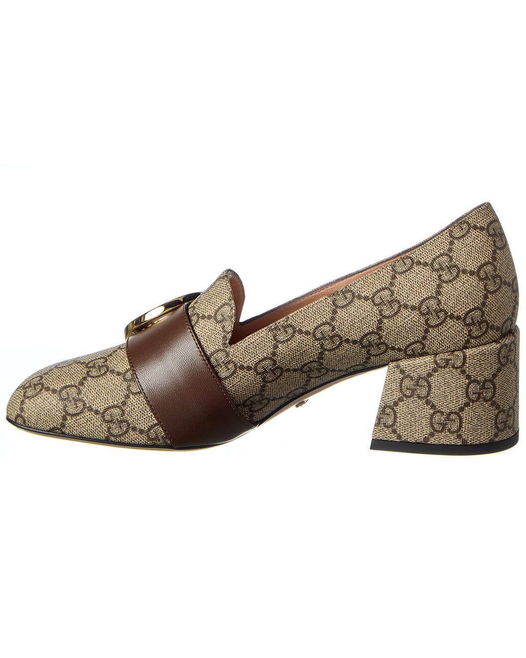 Gucci Blondie GG Supreme Canvas & Leather Pump - 2