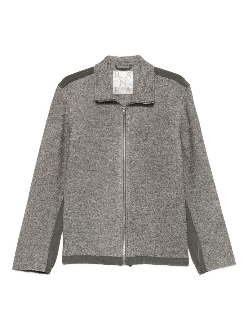zip panelled sweater 1
