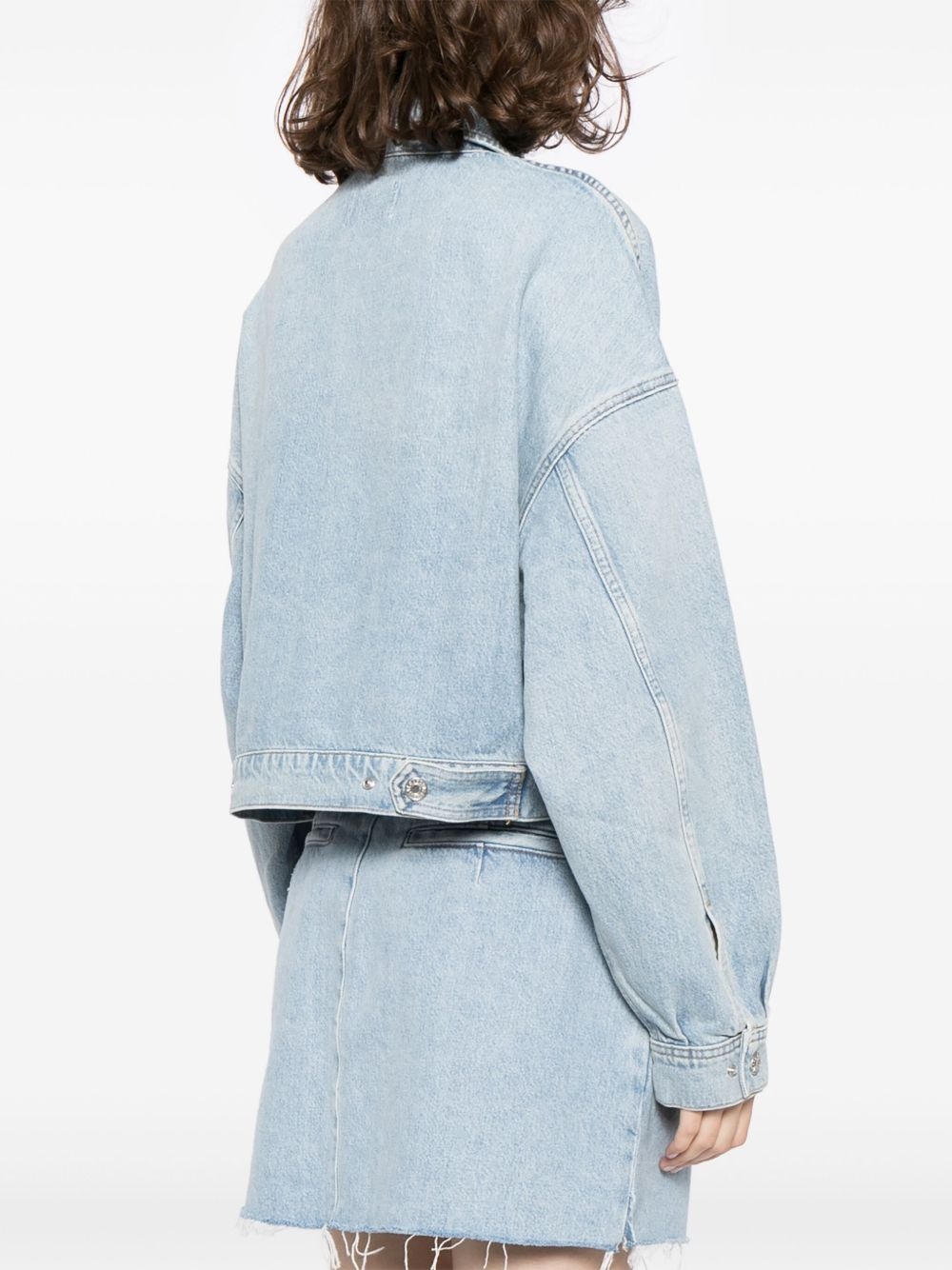 regenerative cotton denim jacket - 4