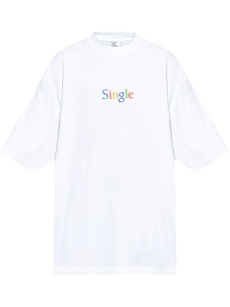 Single-print T-shirt 1