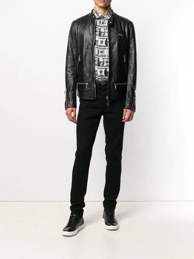 PHILIPP PLEIN moto jacket outlook