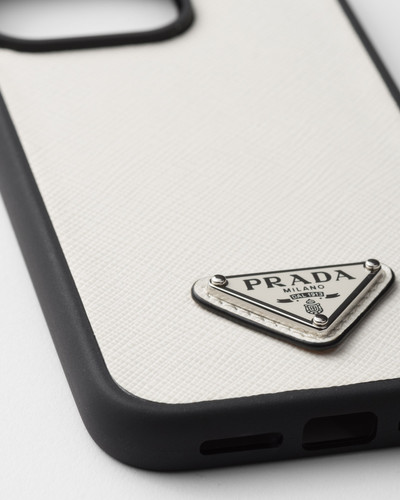 Prada Saffiano leather cover for iPhone 15 Pro Max outlook
