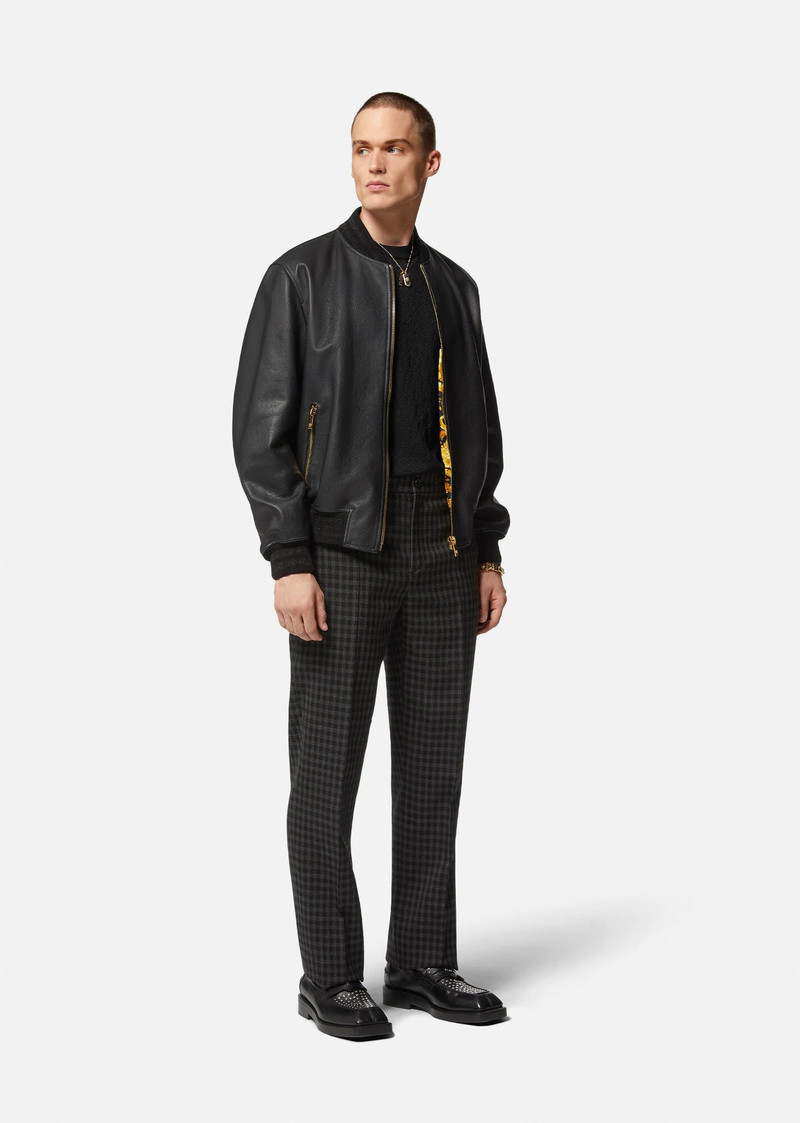 VERSACE La Greca Silk Blend Sweater outlook