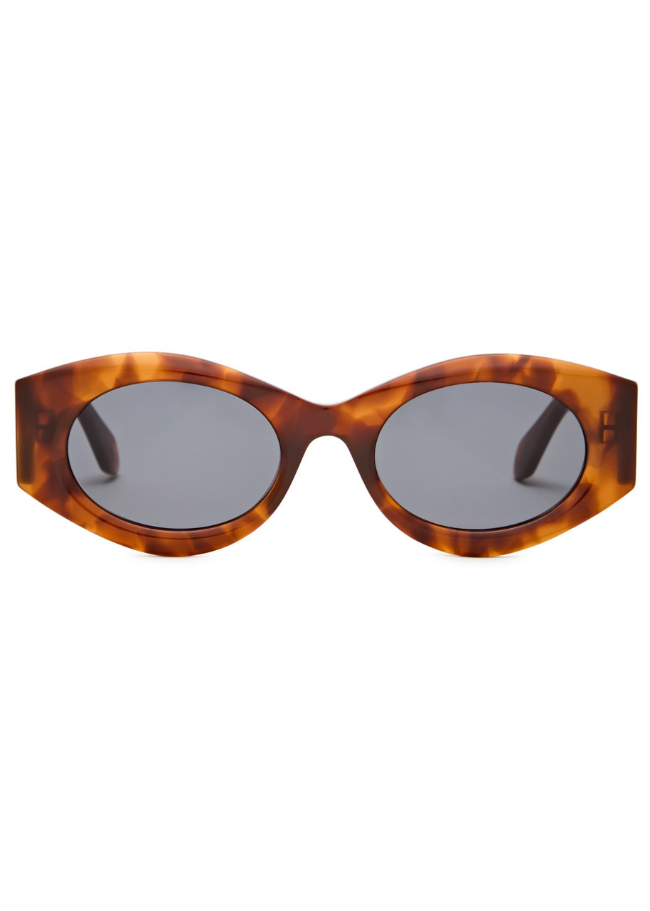 Alaïa Oval-frame Sunglasses - 2