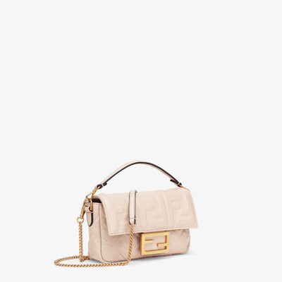 FENDI Pink nappa leather FF bag outlook