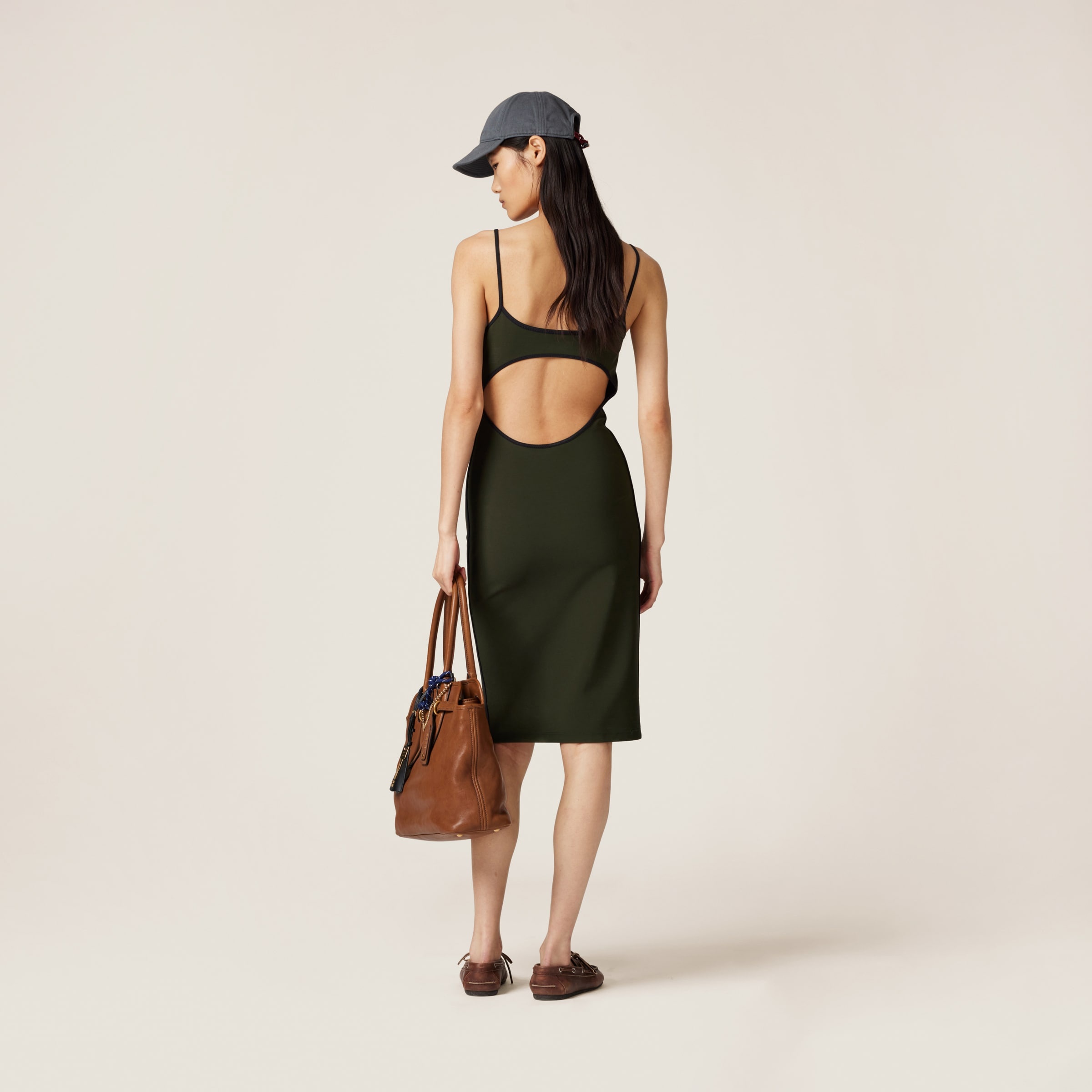 Stretch jersey midi-dress - 3