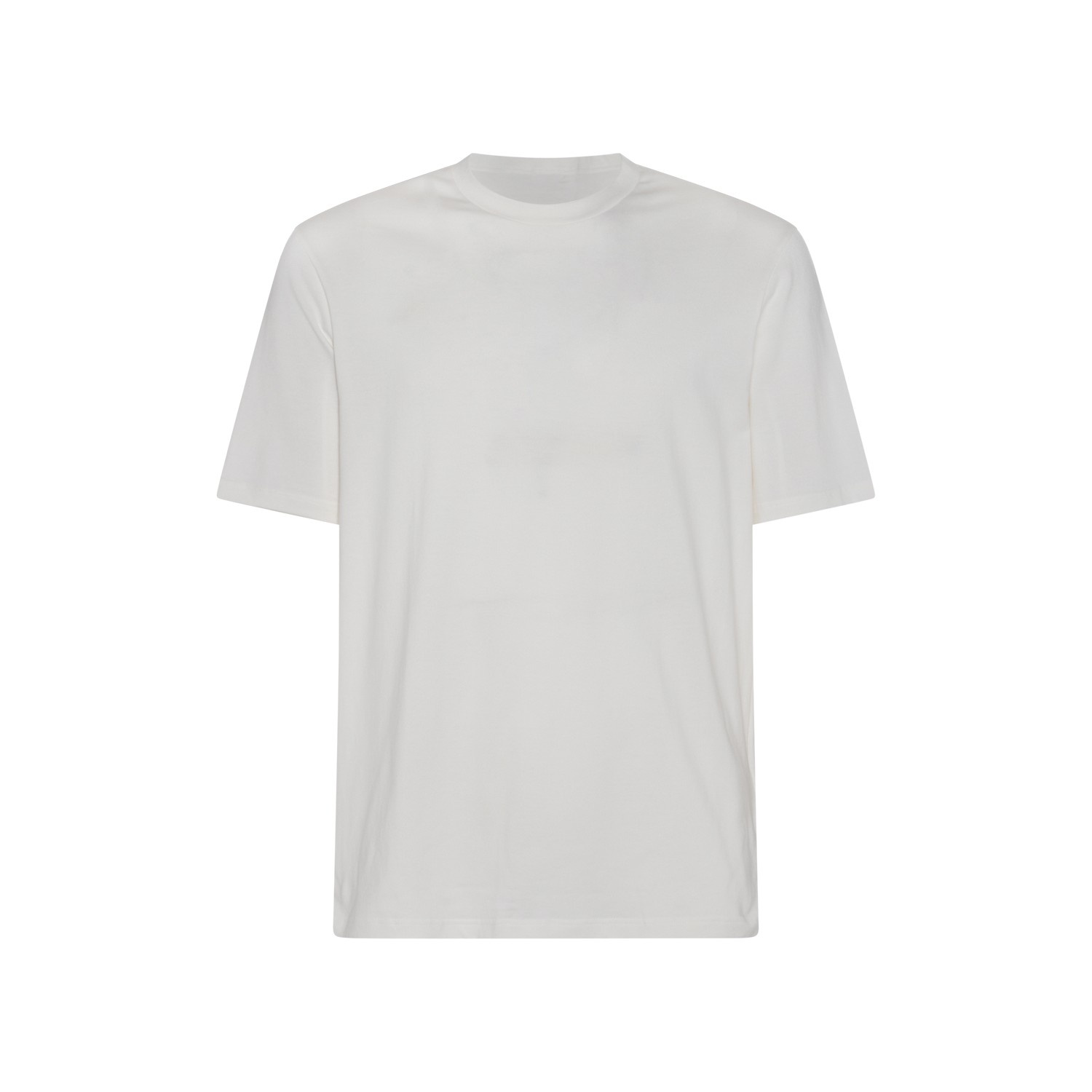 WHITE COTTON T-SHIRT - 1