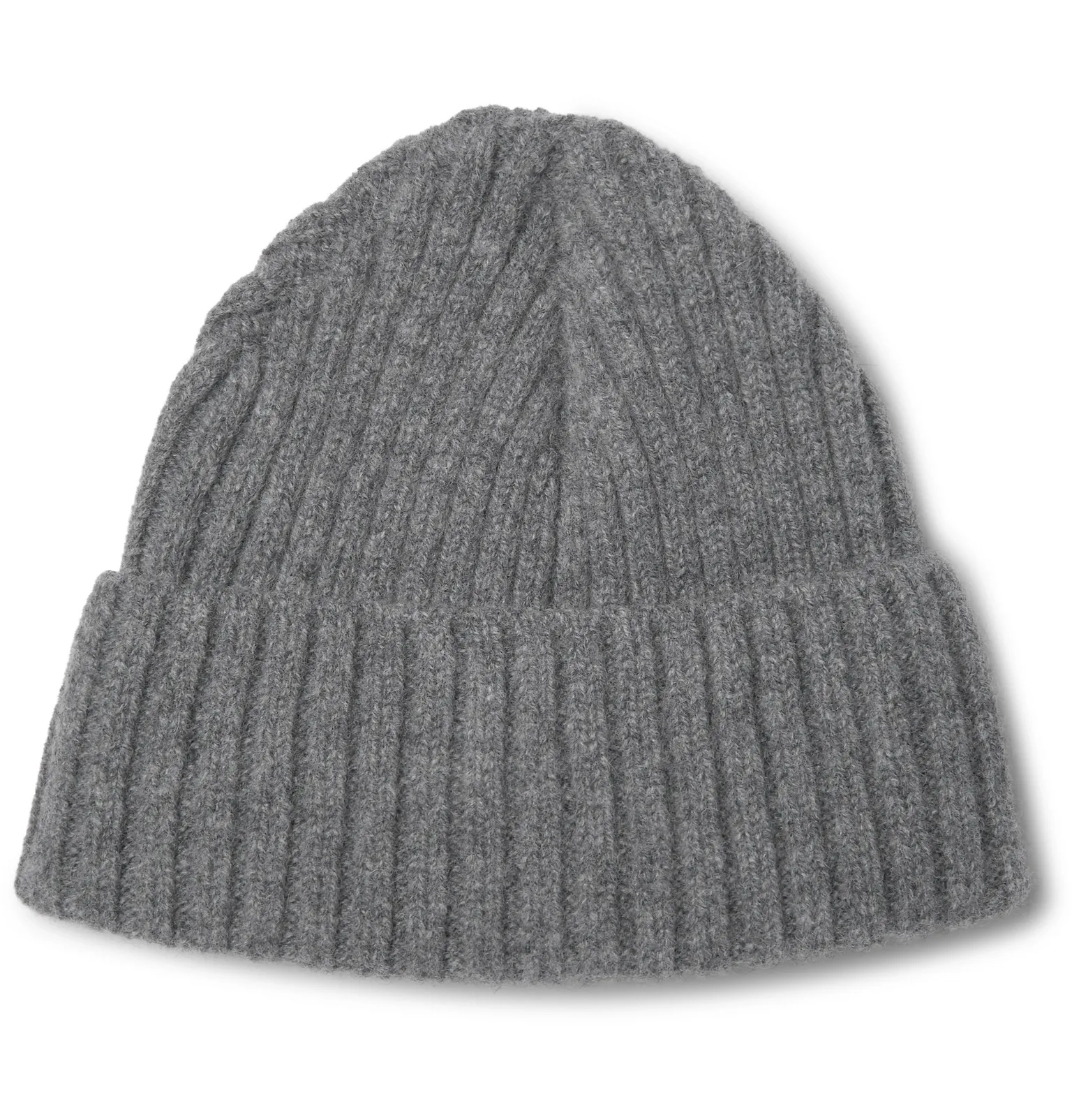 Ribbed Wool Beanie - 1