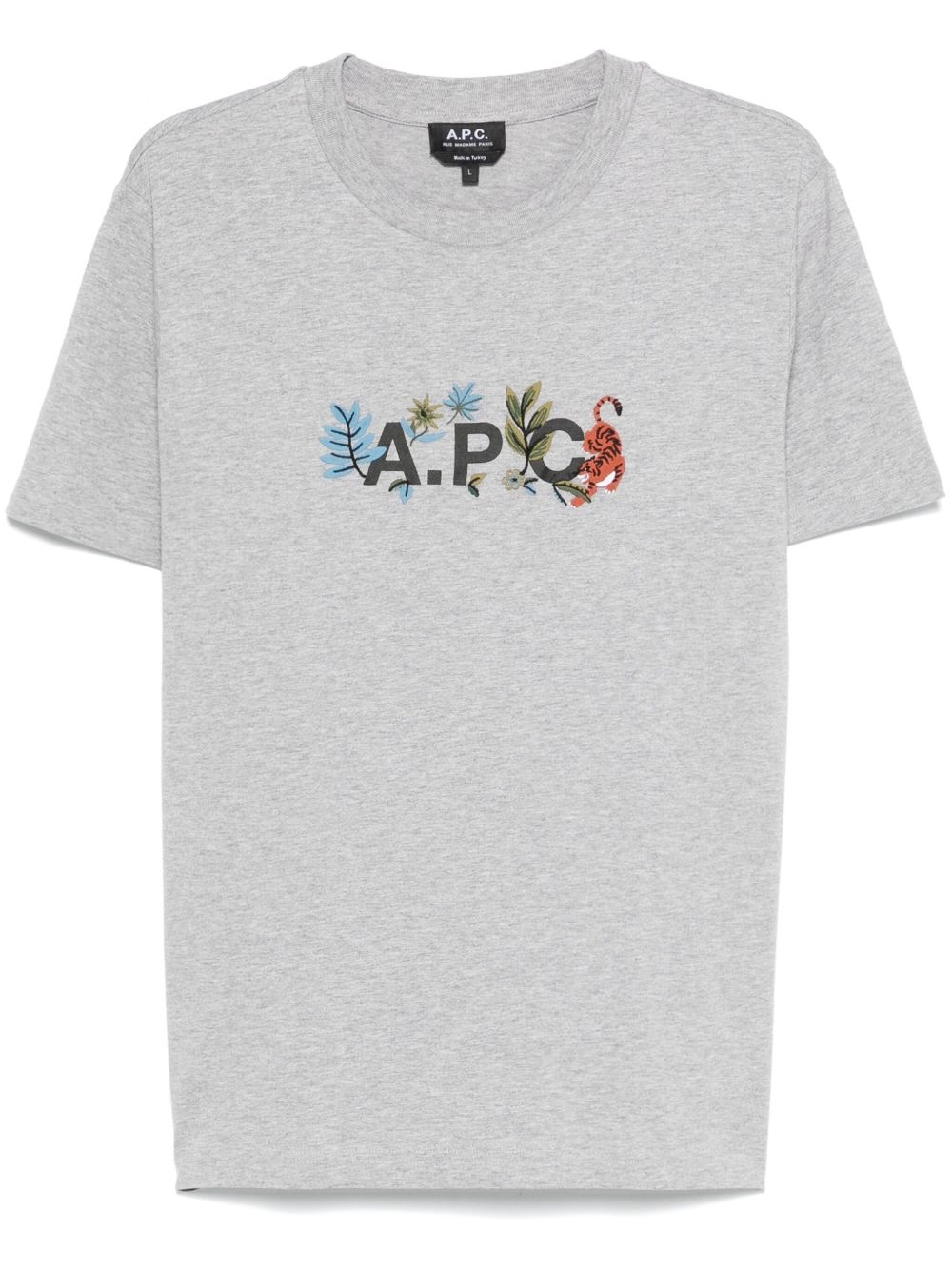 【送料関税込】A.P.C. Auguste Nature Logo T-Shirt A.P.C. Auguste Nature Logo T-Shirt White | END. (US)