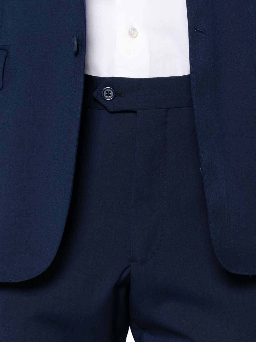virgin wool single-breasted suit - 5