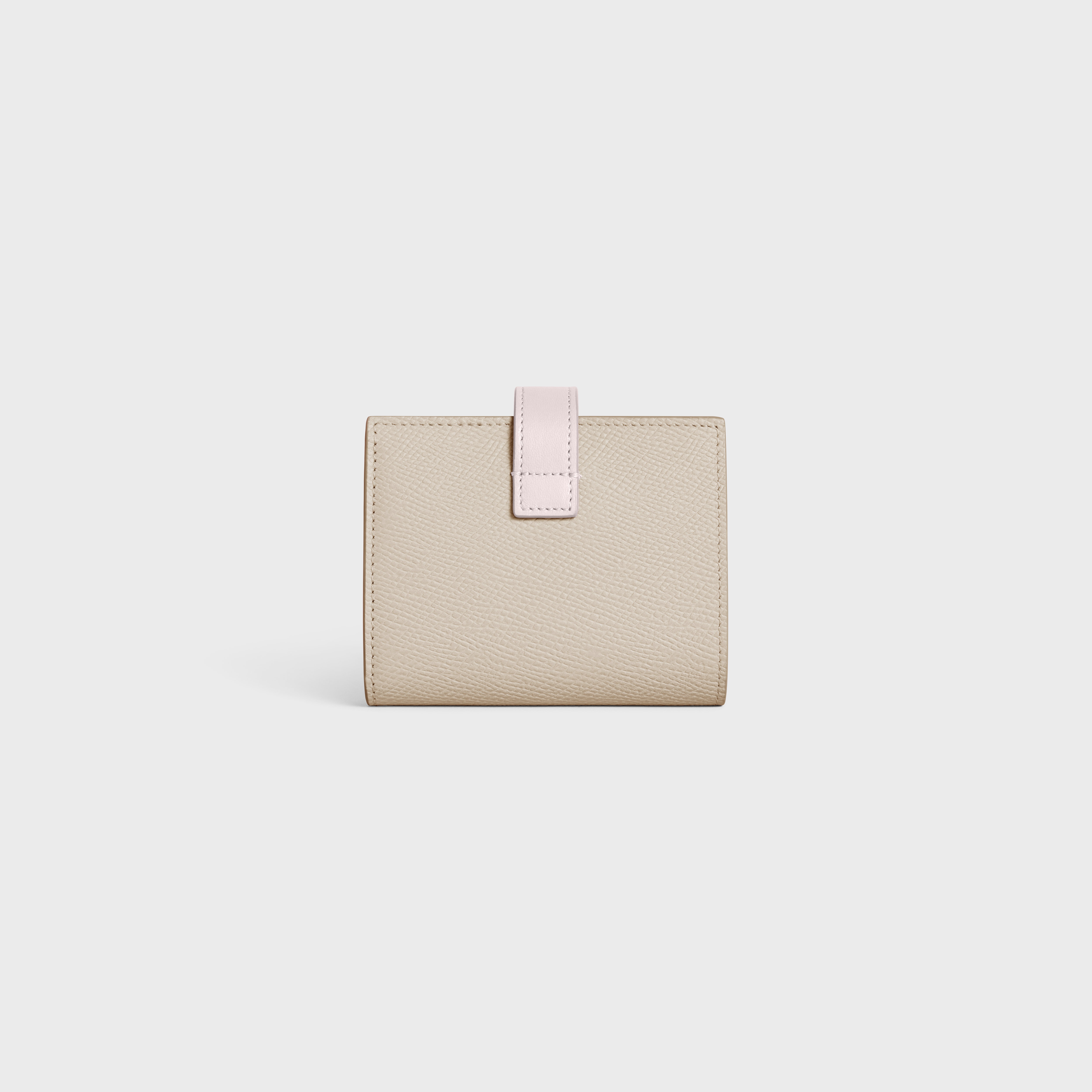 Small Strap Wallet ESSENTIALS in Bicolour Grained Calfskin - 3