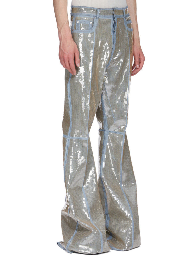 Bolan Bootcut Blue And Sand 2