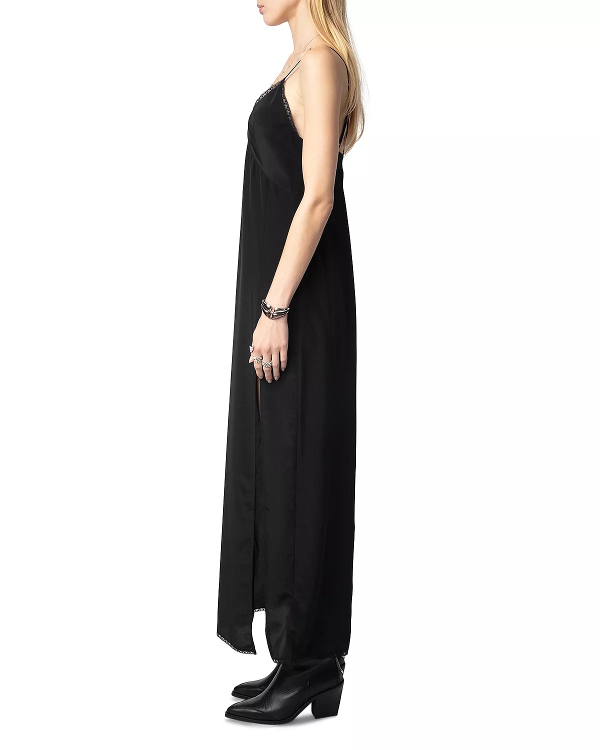 Ramelil CDC Strass Silk Dress - 4
