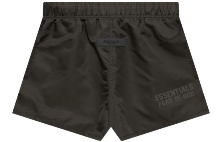 Fear of God Essentials FW22 Running Shorts Off Black FOG-FW22-704 - 2