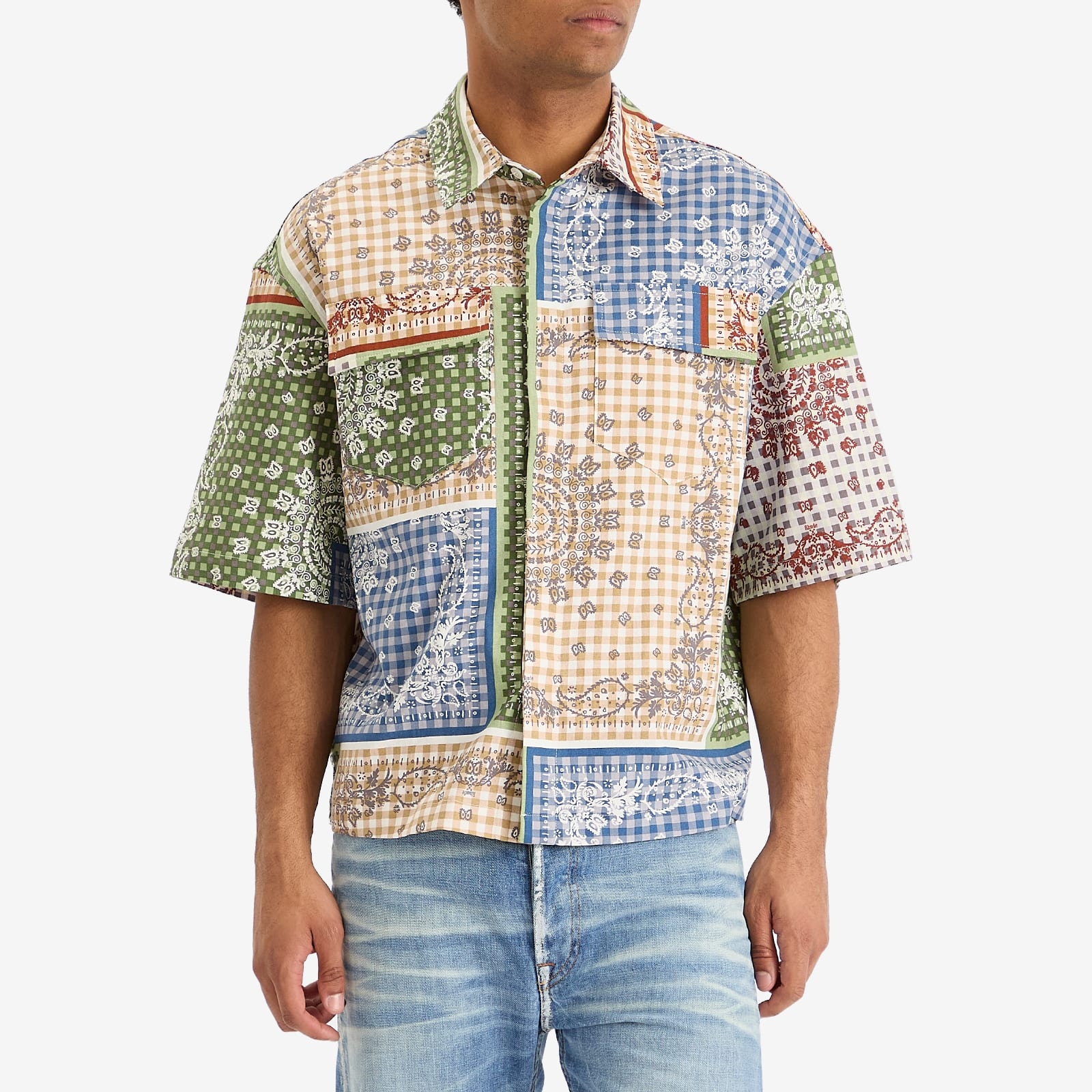 Rhude Bandana Short Sleeve Shirt - 2