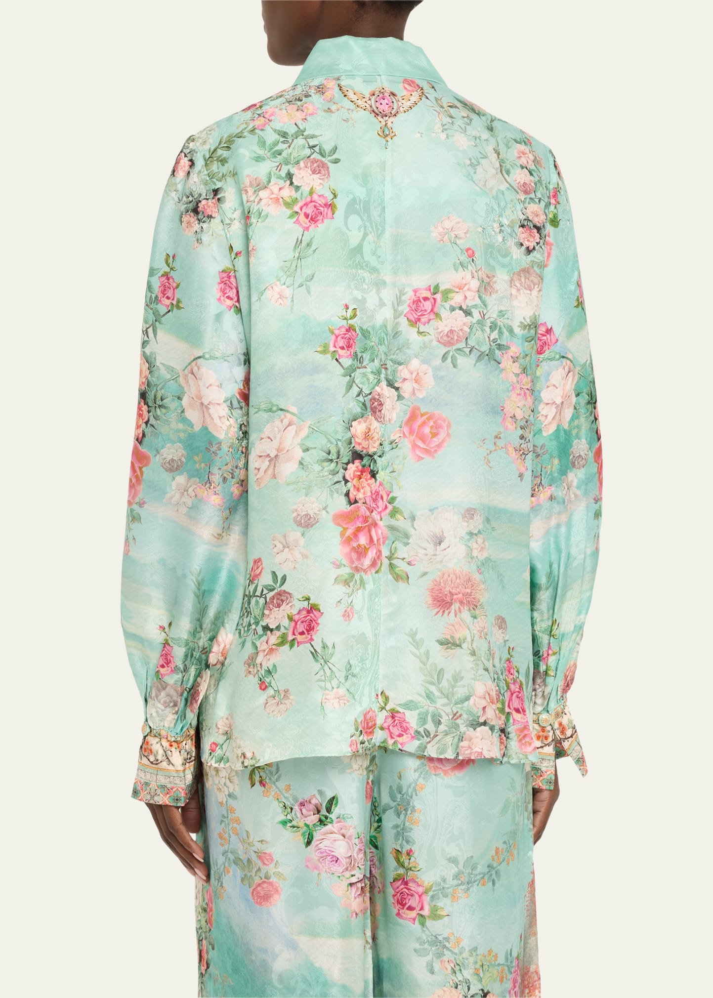Jewellery Museum Curved Collar Blouse - 3