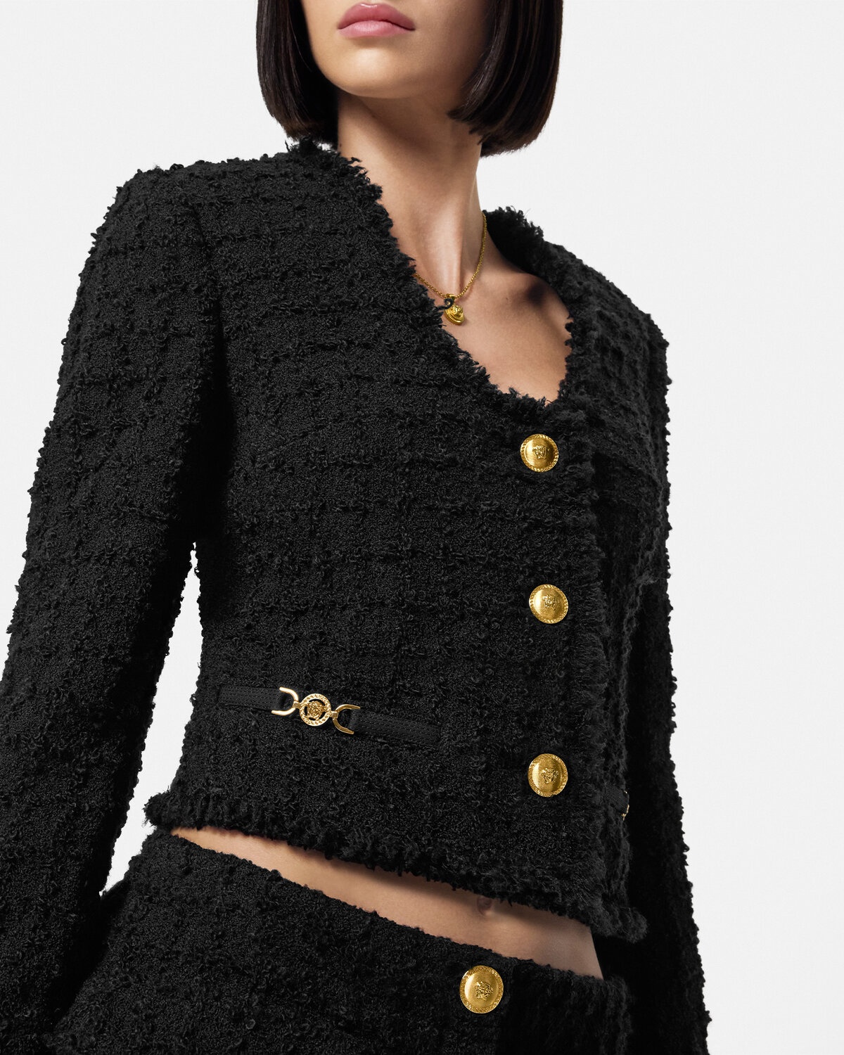 Heritage Tweed Crop Cardigan Jacket - 3